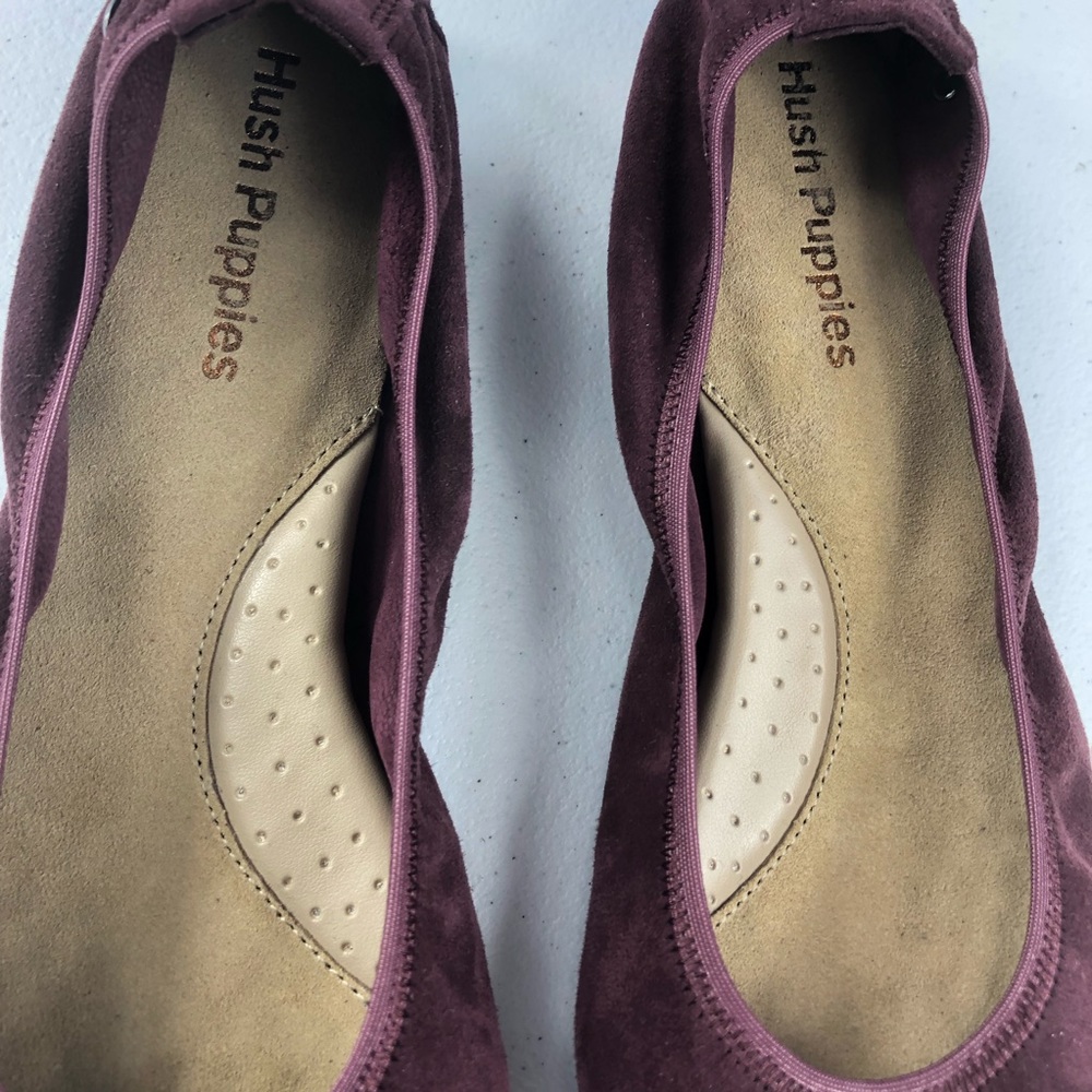 Hush Puppies Ballet Shoes Purple Size 8 - Picture 2 of 8